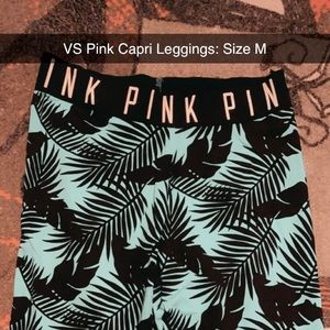 VS Pink Capri leggings